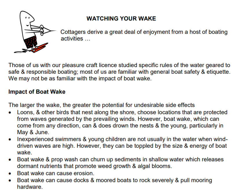 Did You Know the Impact of YOUR Wake Has Consequences?
